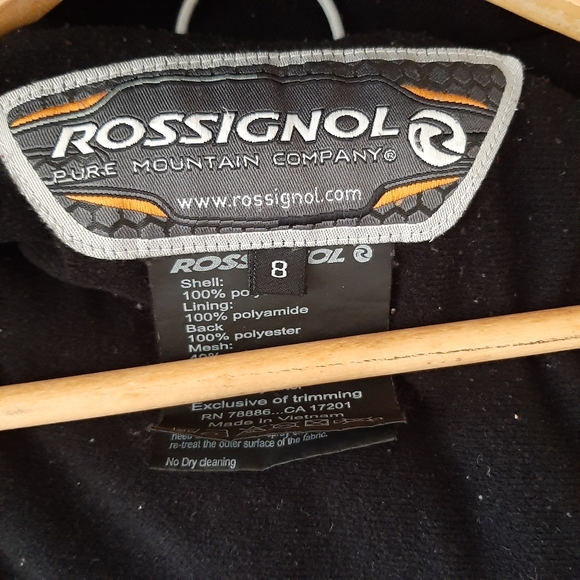 Rossignol Ski Coat Jacket Boy Girl 8 Hoodie - Picture 7 of 8